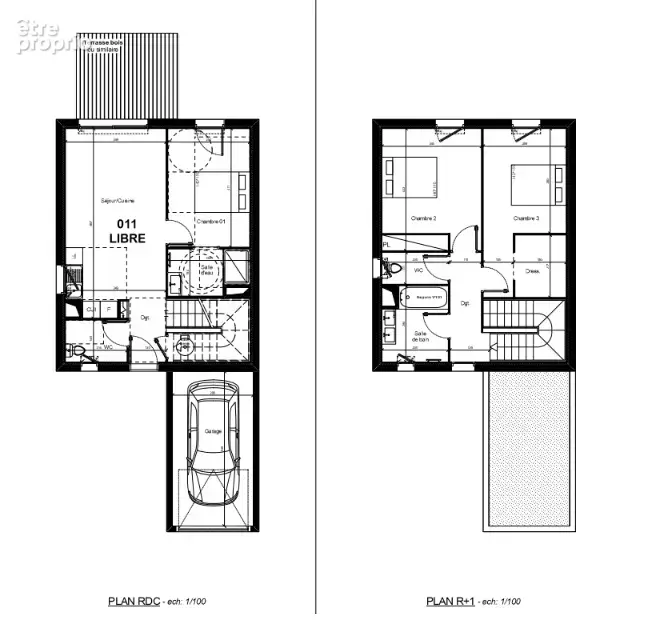 Villa t4 90m2 - jardin - garage - photo 3