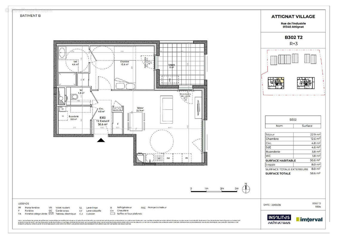 Appartement à ATTIGNAT