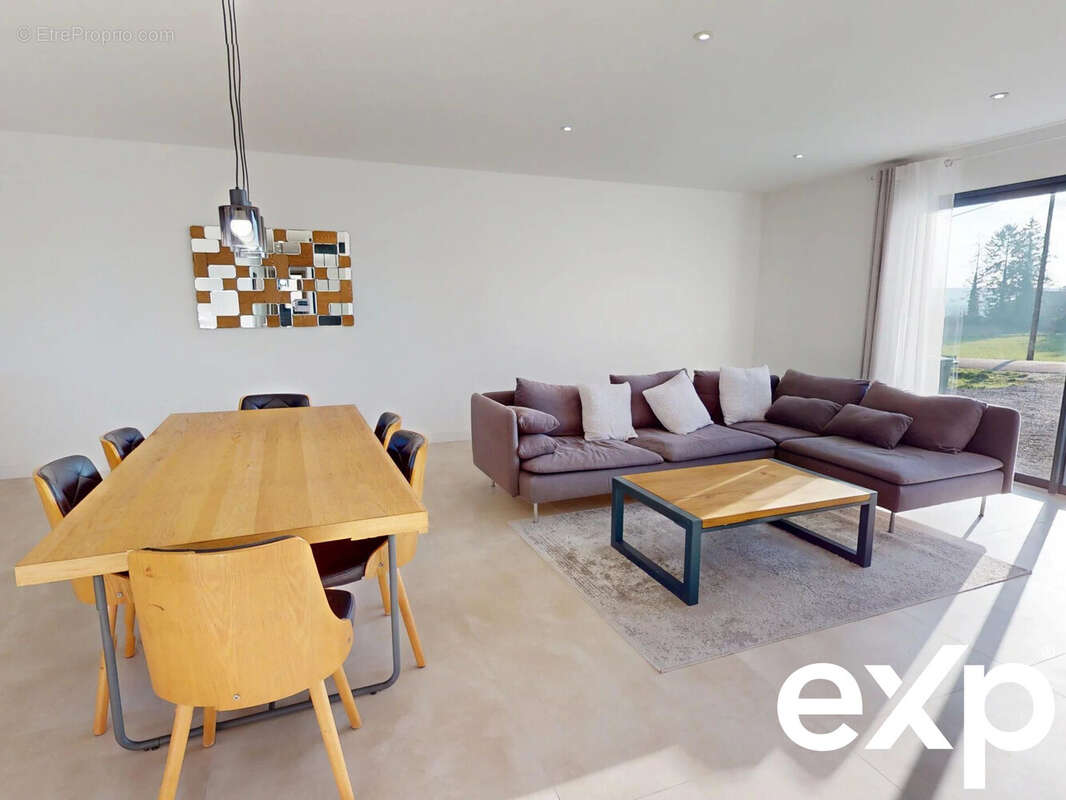 salon séjour  - Maison à MONTGUEUX