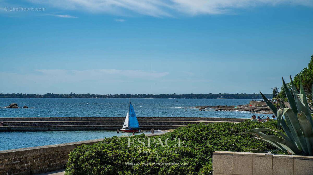 À vendre, dans le triangle d'or Concarnois - face à la mer : appartement 2 pièces avec terrasse et parking - photo 14