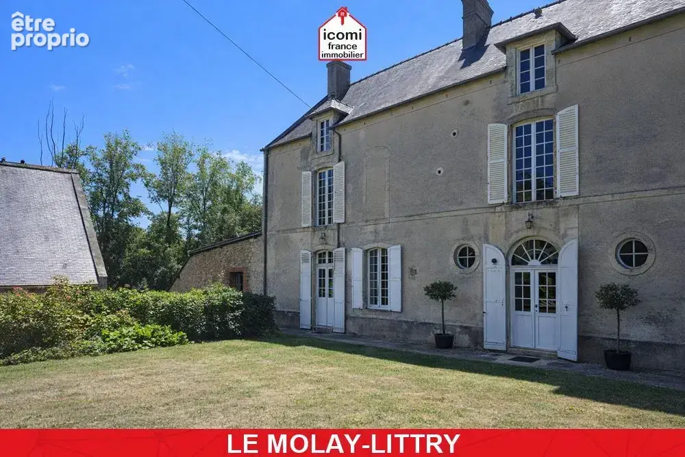 Calvados - le molay-littry (14330) - a vendre - propriete de +350 m² sur +2ha - bief - ecuries et dependances ideal voitures de  - photo 3