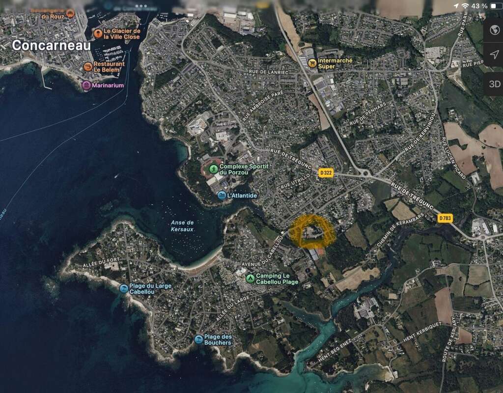 Terrain à CONCARNEAU