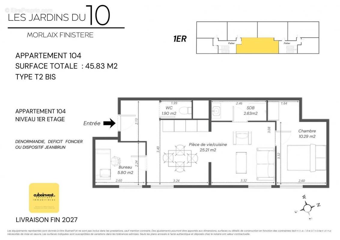 Photo 1 - Appartement à MORLAIX