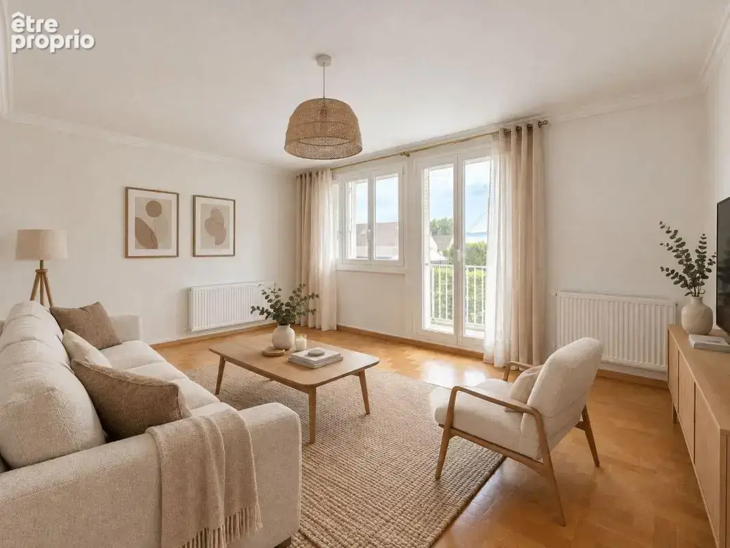 SOTTEVILLE-LÈS-ROUEN — T3 de 65 m² avec balcon, garage fermé et cave - photo 3