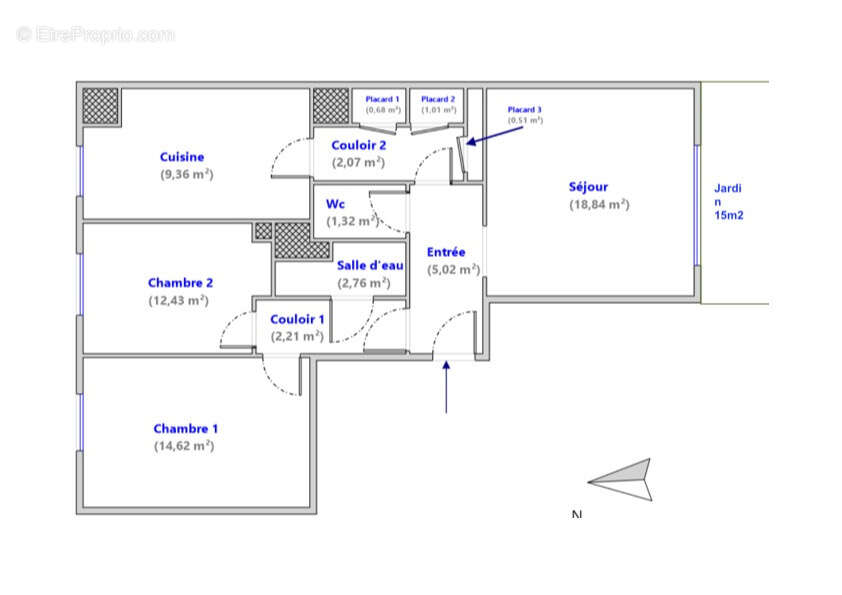 Appartement à LES LILAS