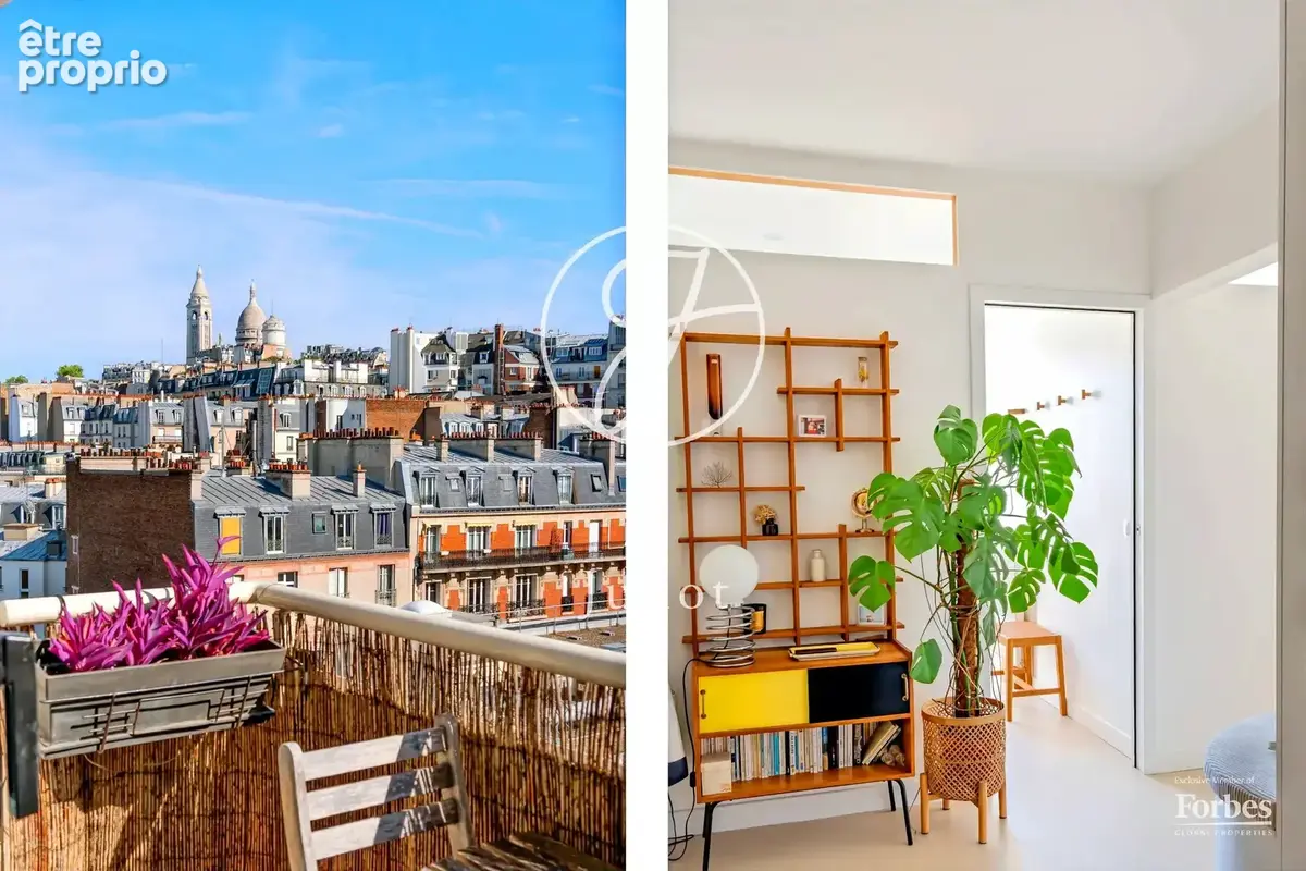 Paris 18e - MARCADET / LAMARCK - Appartement - 3 pièces - 80,03m² Carrez - 2 chambres -  Terrasse et 2 balcons de 29m² - Dernier - photo 20