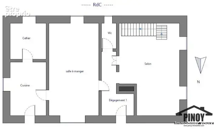ÉGREVILLE   Maison ancienne de 134 m2 sur un jardin de 2 651 m2 - photo 5
