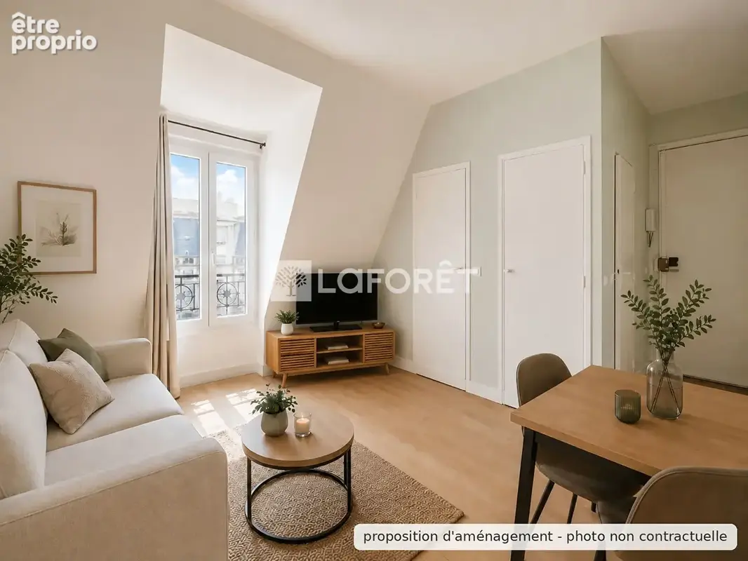 Appartement Paris 2 pièce(s) 21.05 m2 - photo 3