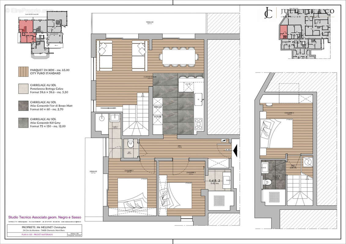 Appartement à CHAMONIX-MONT-BLANC