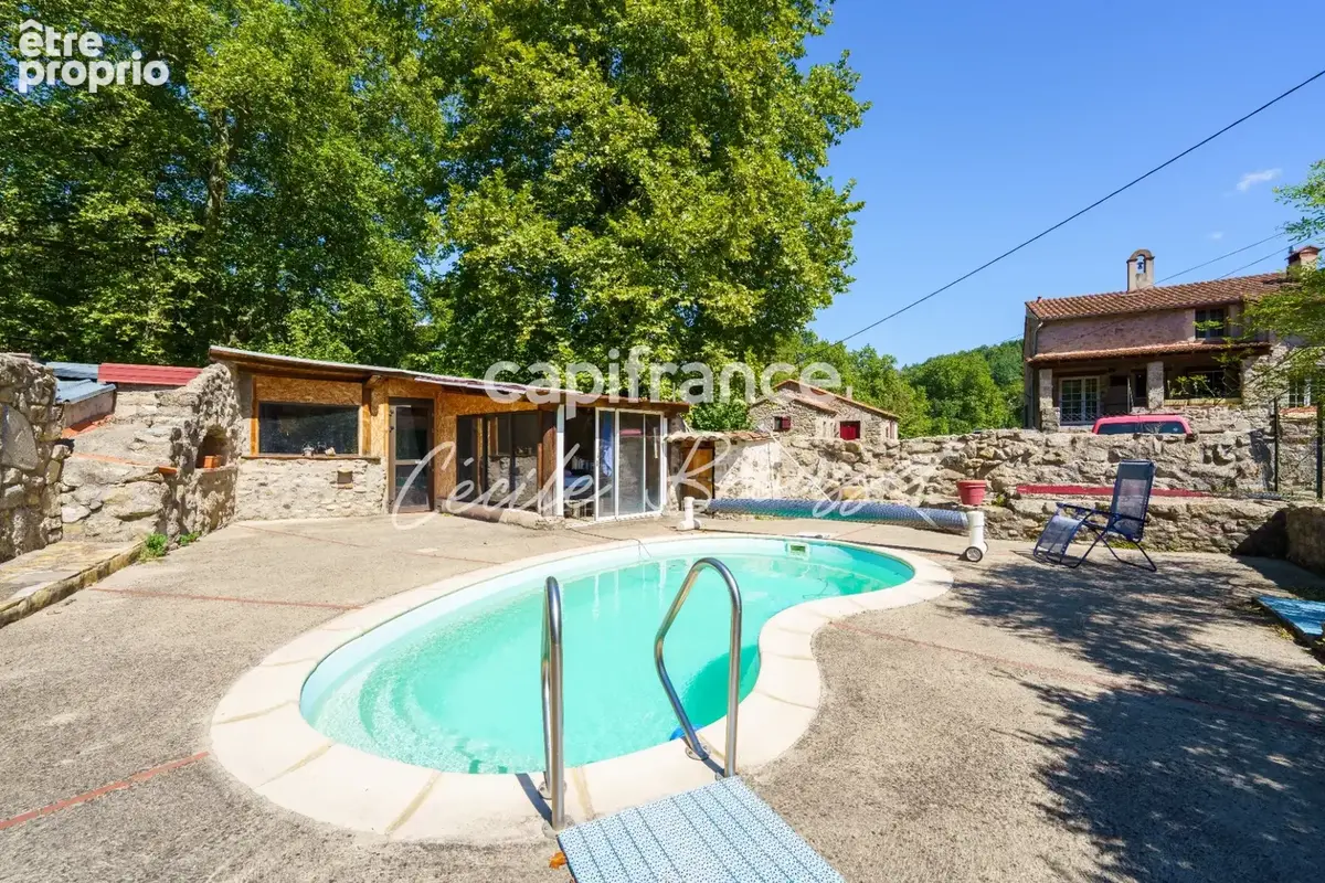 Saint-laurent-de-cerdans 66260 – mas de caractère de 250 m2 – 5 hectares – piscine – sources – dépendances - photo 6