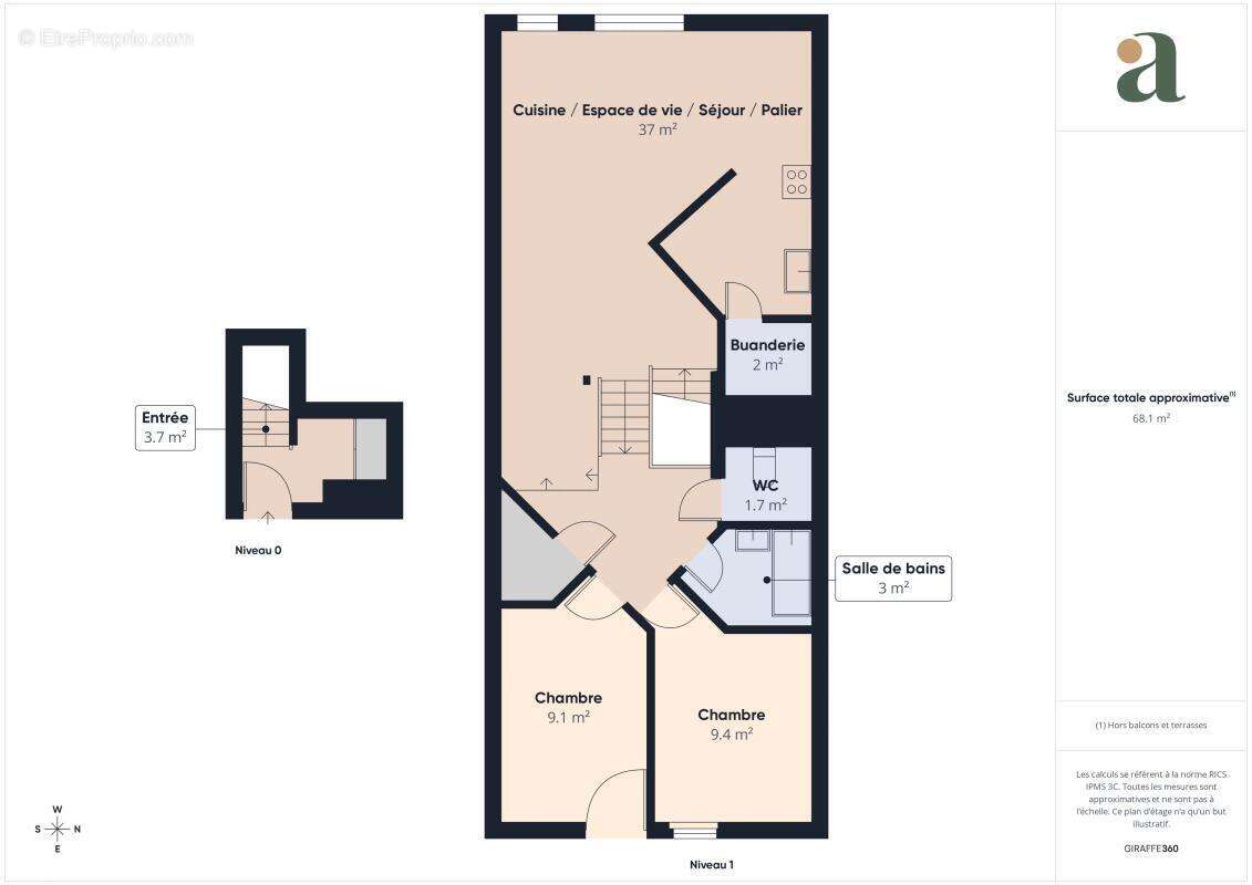 Appartement à BEZONS