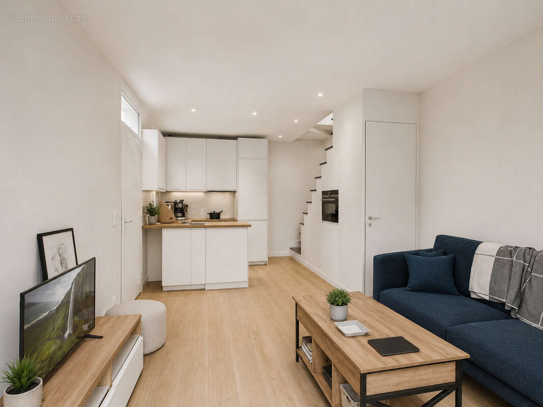 EXCLUSIVITÉ — Maison rénovée 58,89 m2 + studio indépendant, jardin et terrasse — Limite Paris / Joinville-le-P - photo 4