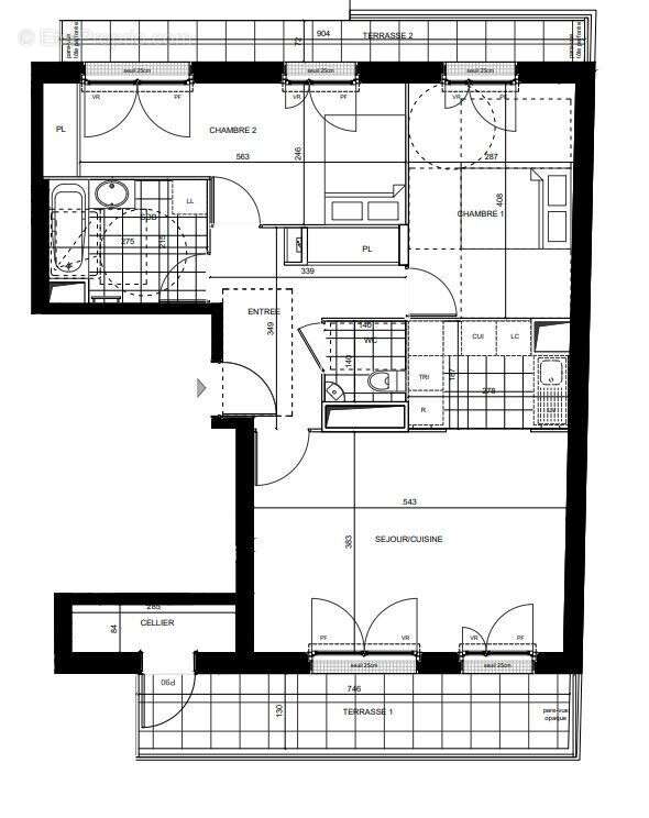 Appartement à ROMAINVILLE