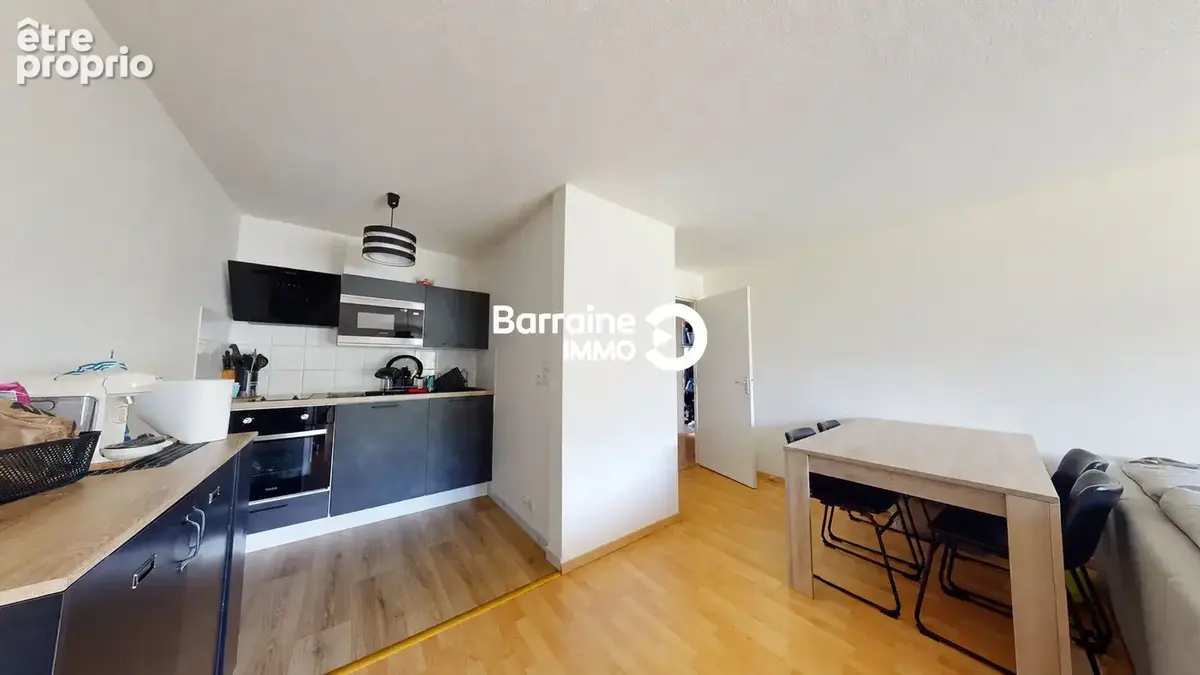 Lorient kerfichant - appartement t2 de 53m² bien expose avec vue sur parc - photo 6