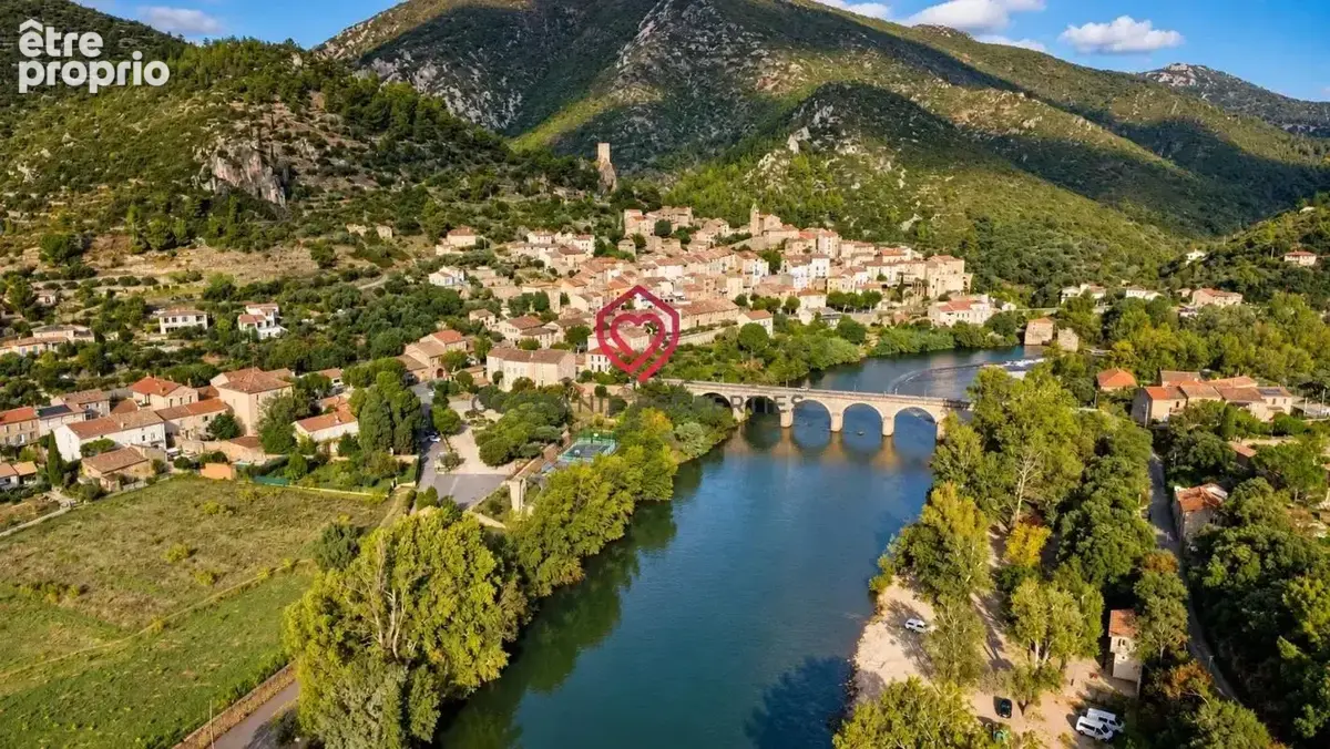 Villa récente de plain-pied avec piscine et vue sur Roquebrun - photo 6