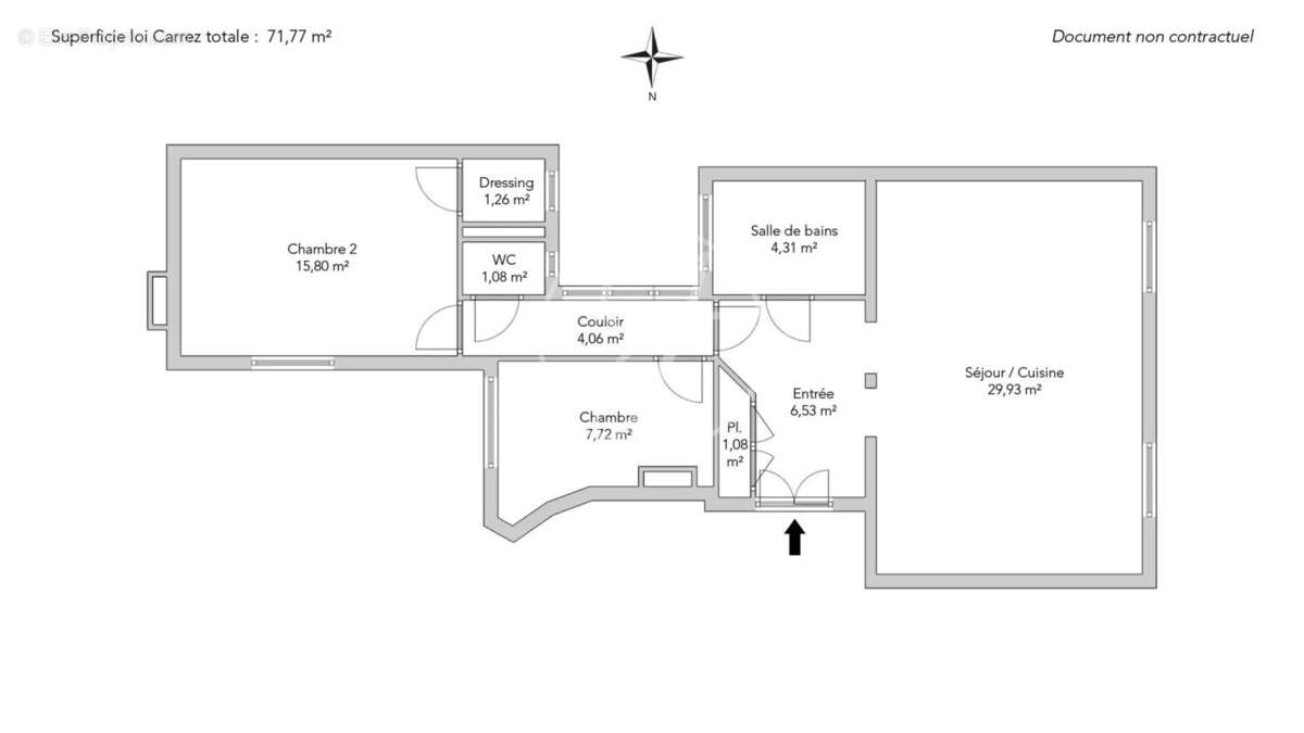 Appartement à PARIS-18E