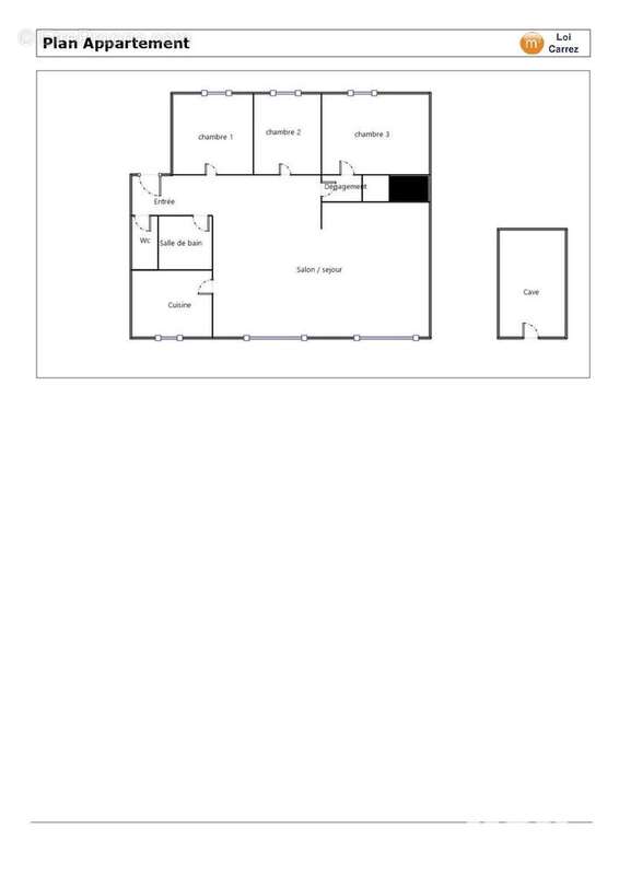 Appartement 71 m² à Quimper  - photo 6
