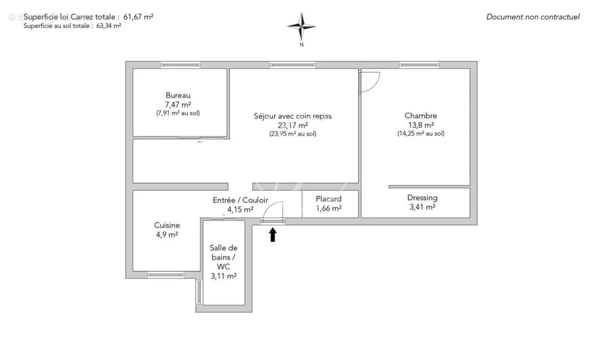 Appartement à PARIS-18E