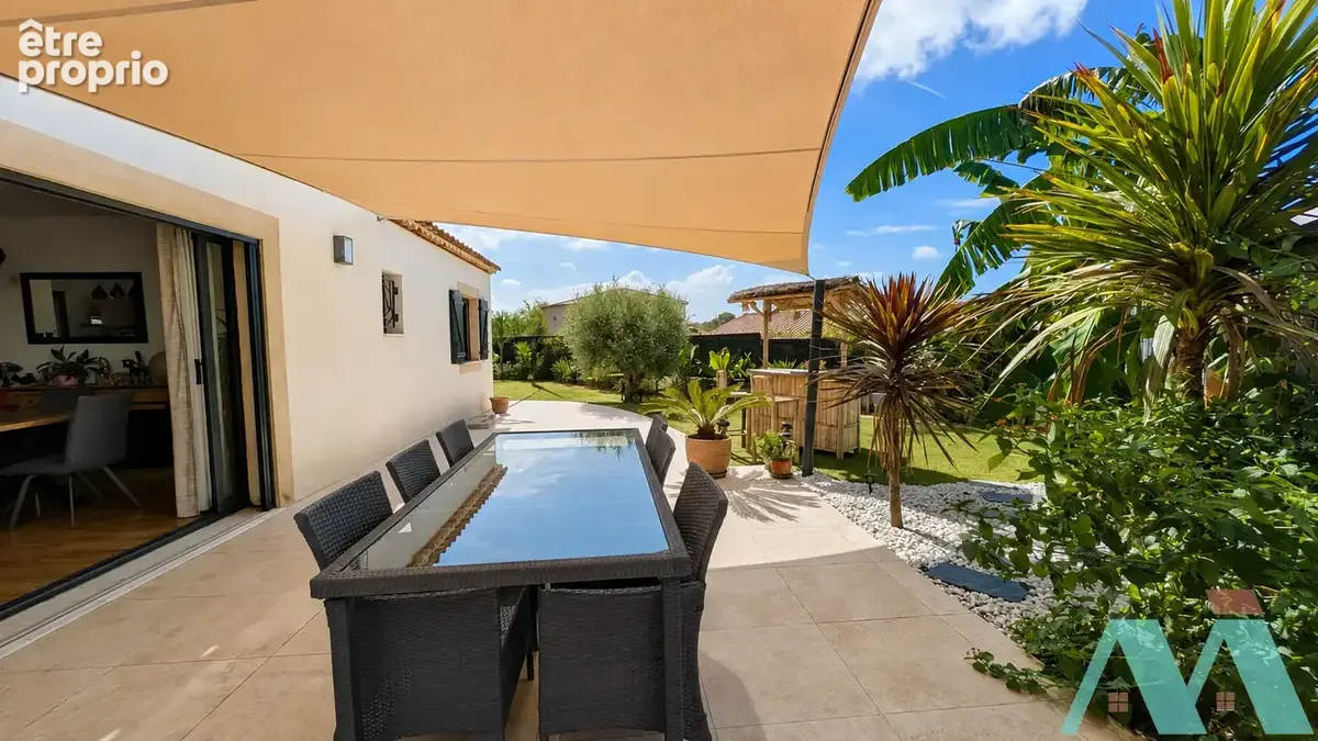 Villa récente 4 pièces plain-pied avec piscine sur terrain 710m2 - photo 7