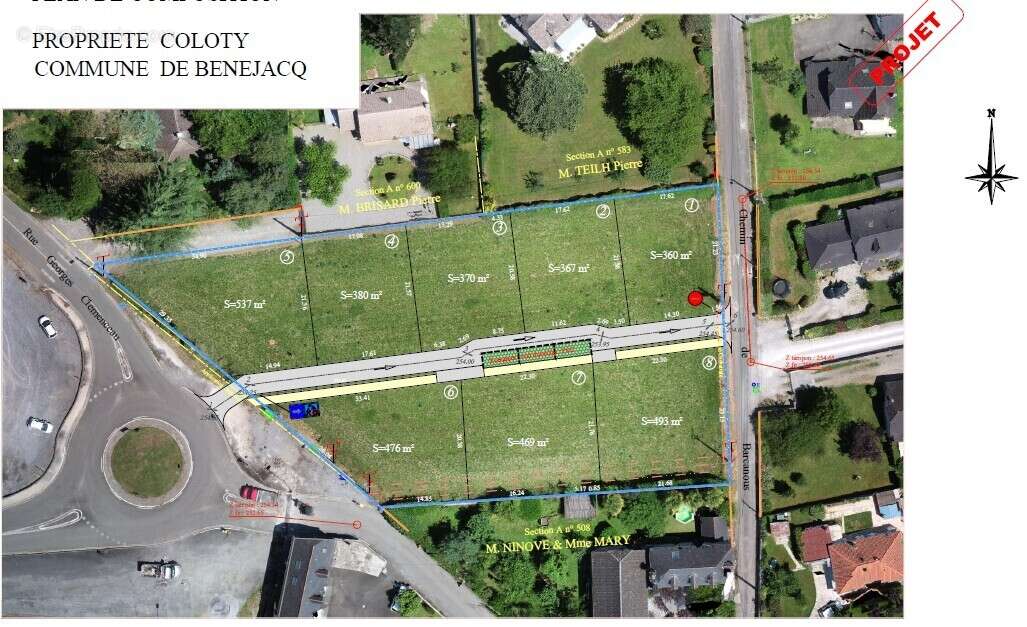 Terrain à BENEJACQ