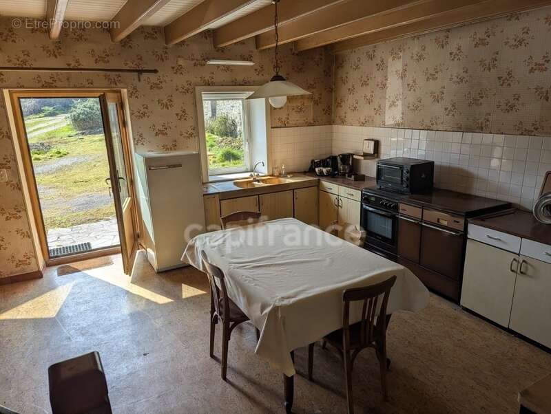 Maison à vendre corps de ferme +longère de 333 m2 au total avec vie de plain pied possible, parcelle de 1110m2, entre Rostrenen  - photo 2