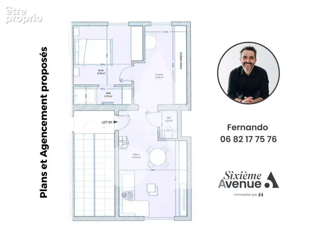 Photo Appartement à Lons-Le-Saunier au prix de 75 000€