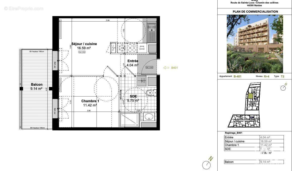 Photo 1 - Appartement à NANTES