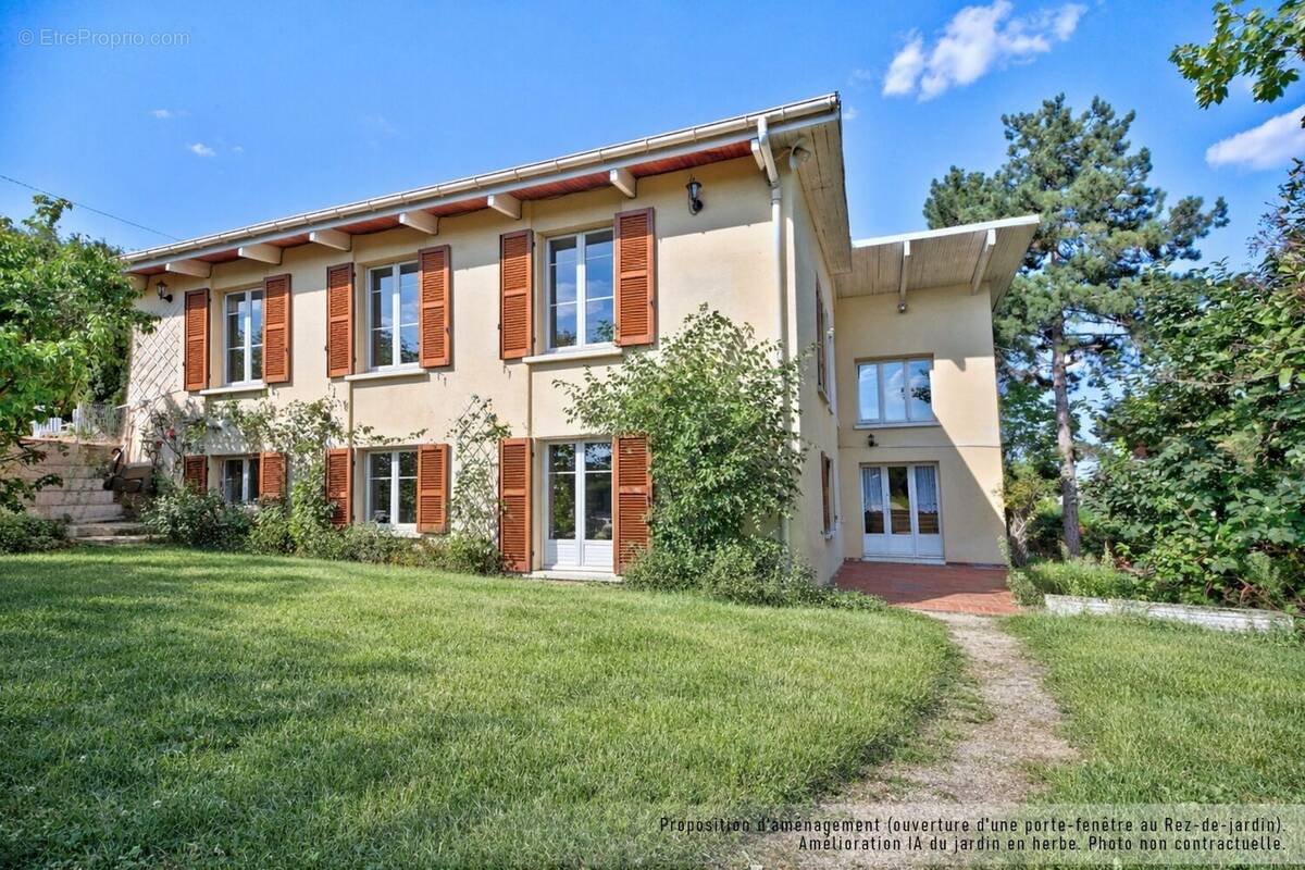 Façade SUD (Amélioration IA) - Photo non contractuelle - Maison à ANDRESY