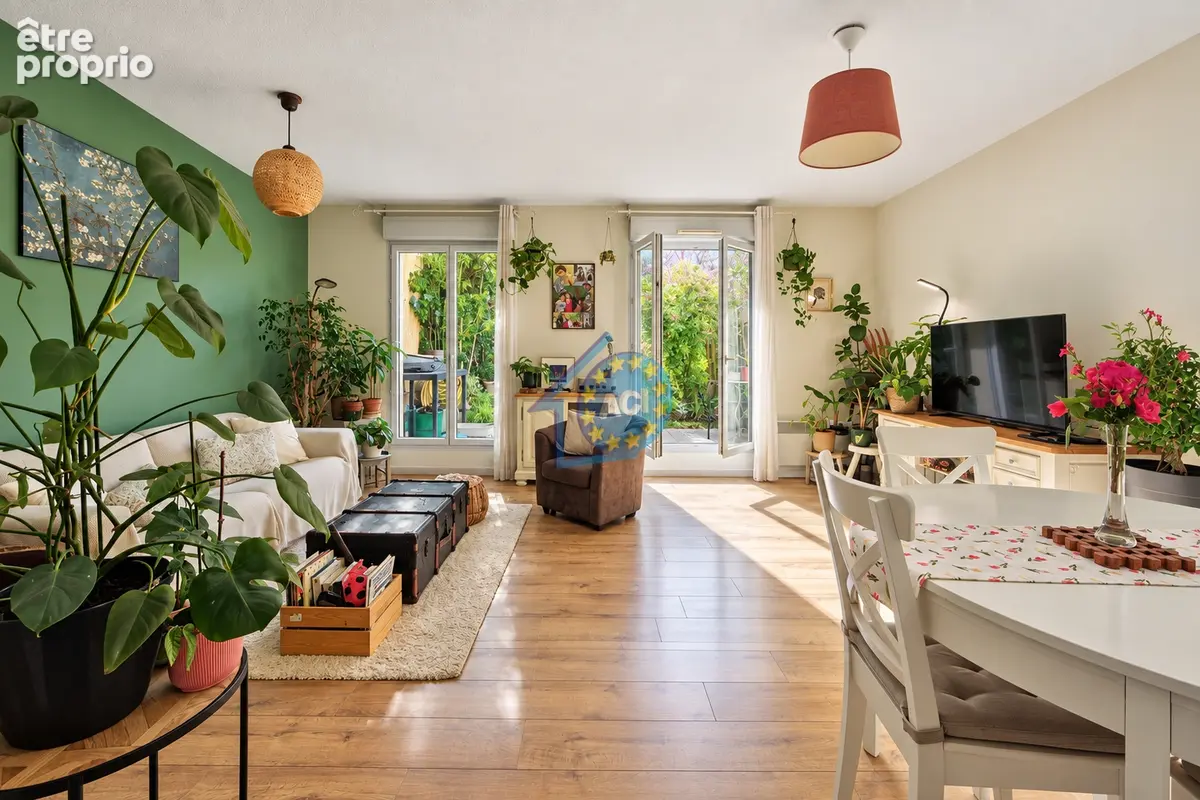 Rez-de-jardin - Limay - appartement - 65 m²  - 82 m² jardin - photo 2