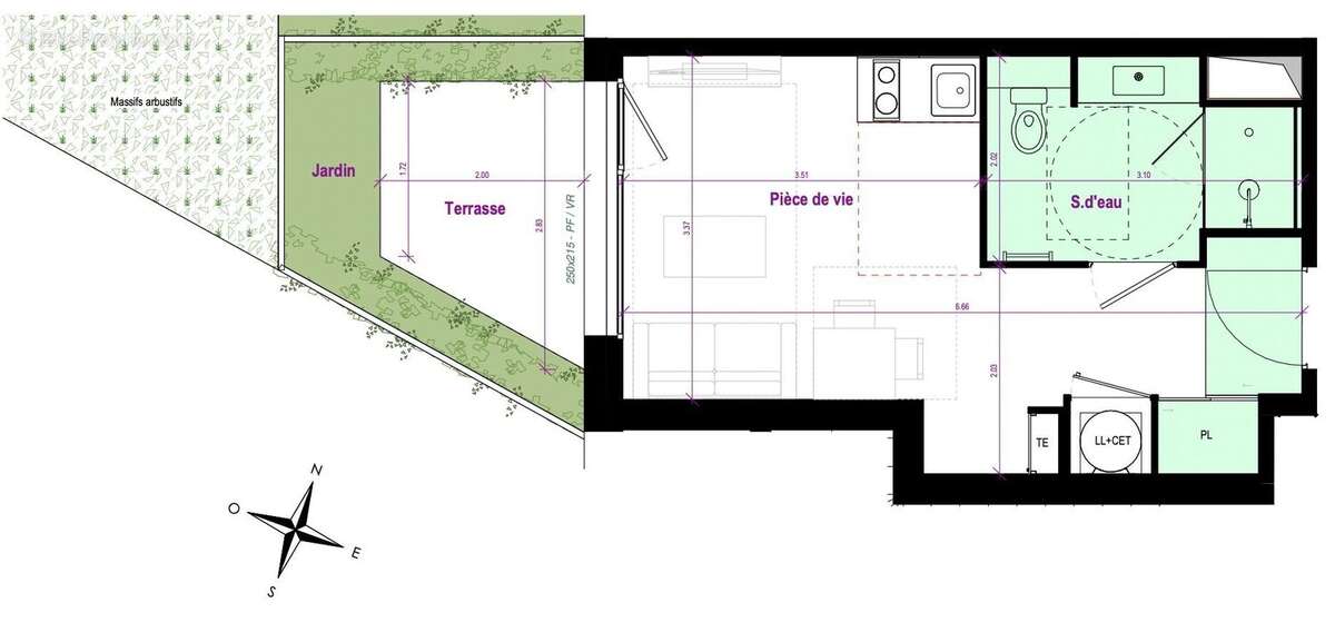 Appartement à EQUEURDREVILLE-HAINNEVILLE