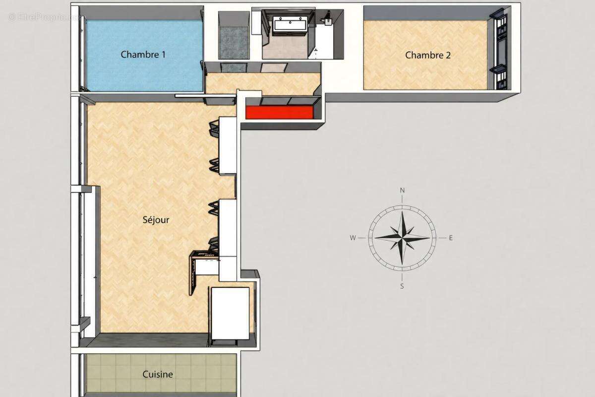 Appartement à Lyon 6ème, 77m², 3 pièces - photo 10