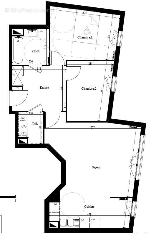 Appartement à ARGENTEUIL