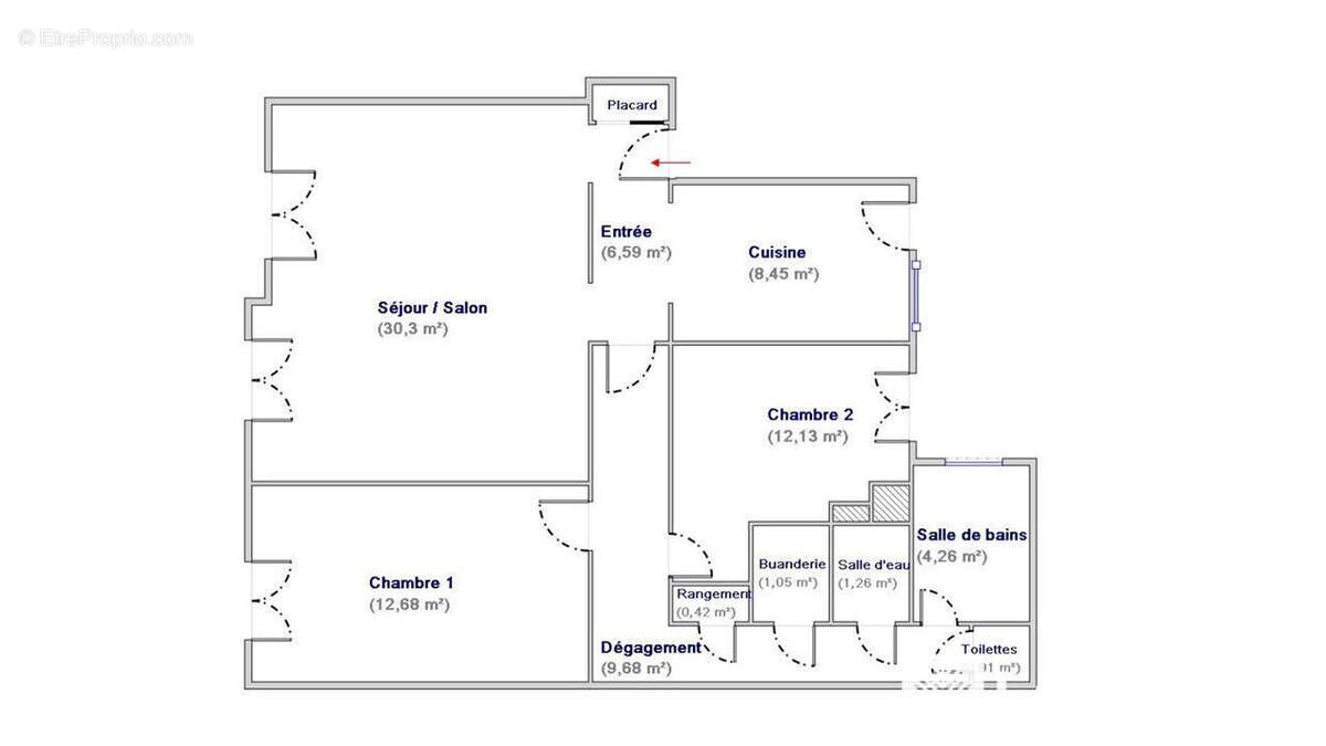 BOULOGNE NORD - Bois de Boulogne  - JB Clément-    4 pièces 88m² - photo 7