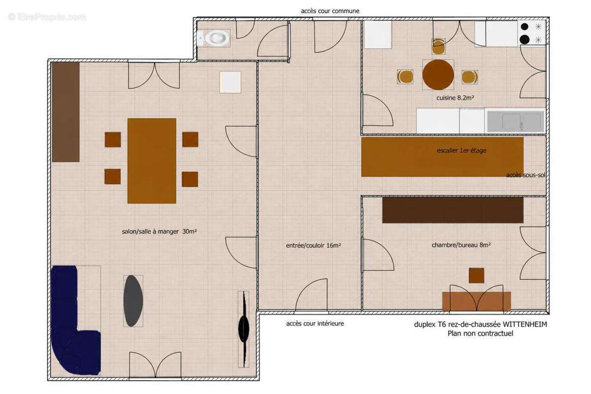 Ensemble immobilier loué à Wittenheim, 9 pièces - photo 16