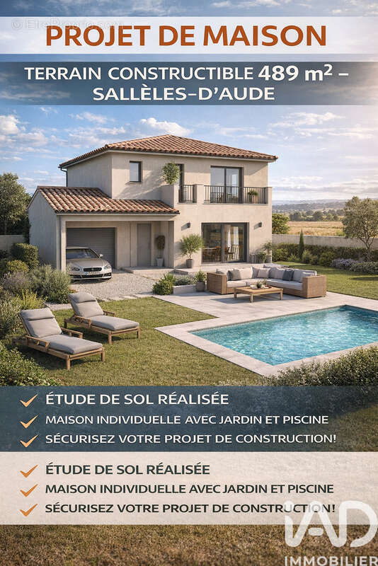 Terrain 489 m² à Salleles-D'aude  - photo 3