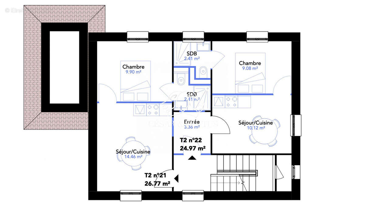 Appartement à CHARBONNIERES-LES-BAINS