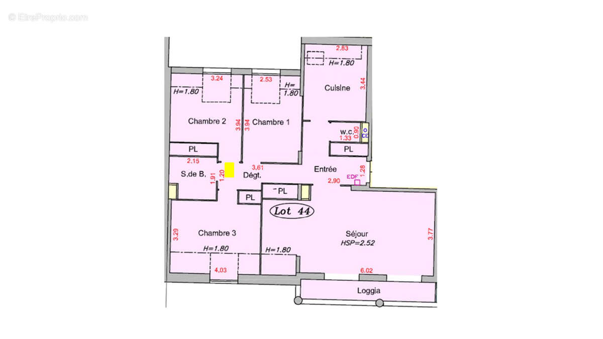 Appartement Dugny 4 pièces 84 m2 - photo 9