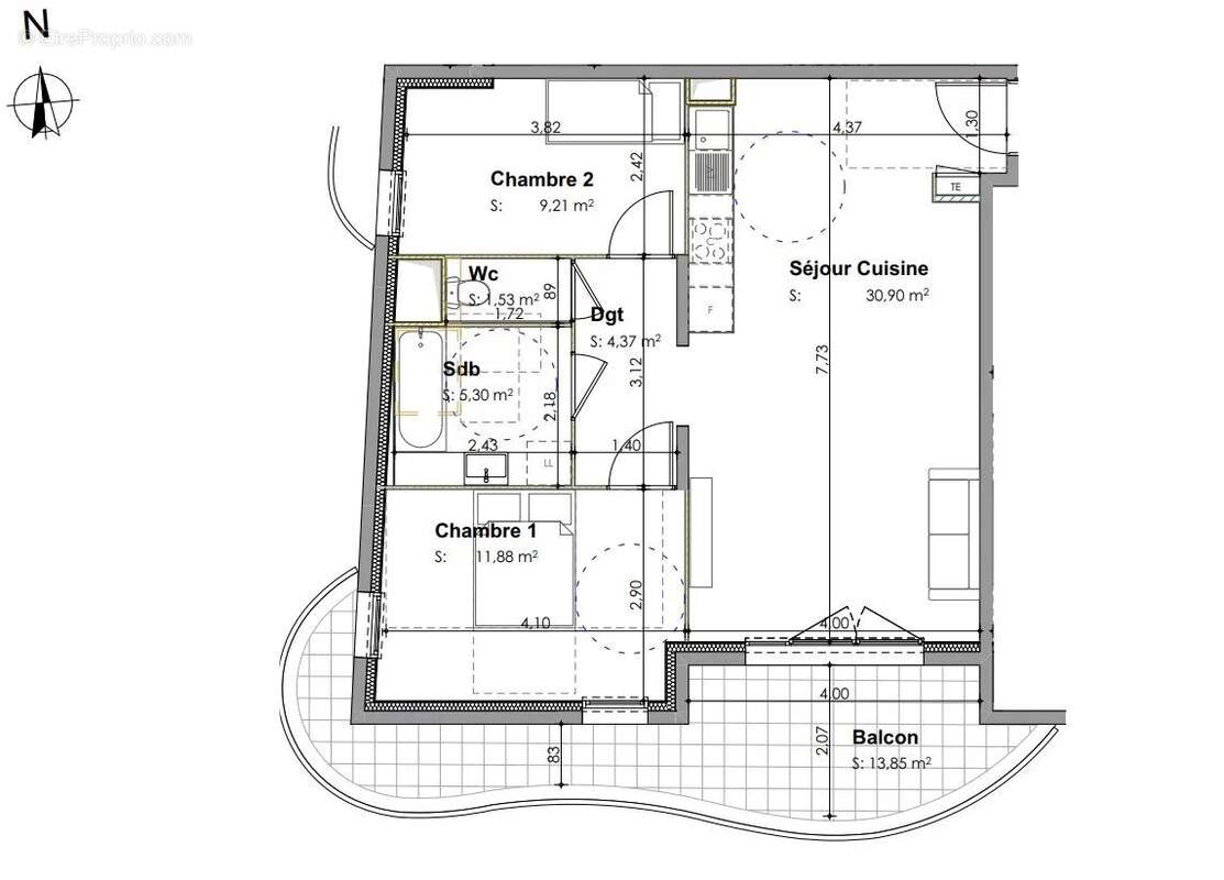 Appartement à LA SEYNE-SUR-MER