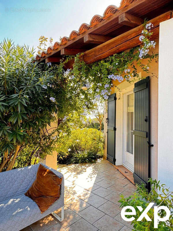 Terrasse arborée - Maison à BELLEGARDE