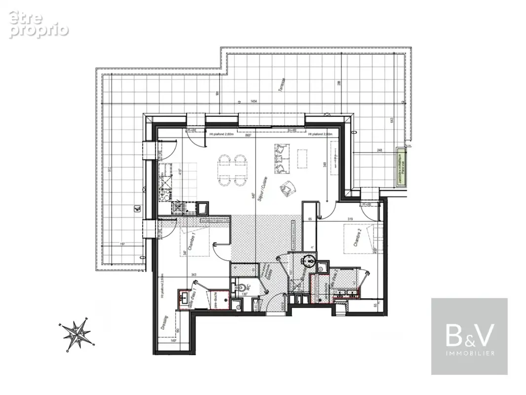 Superbe appartement 3 pièces de 84 m² avec terrasse de 62 m² - photo 5