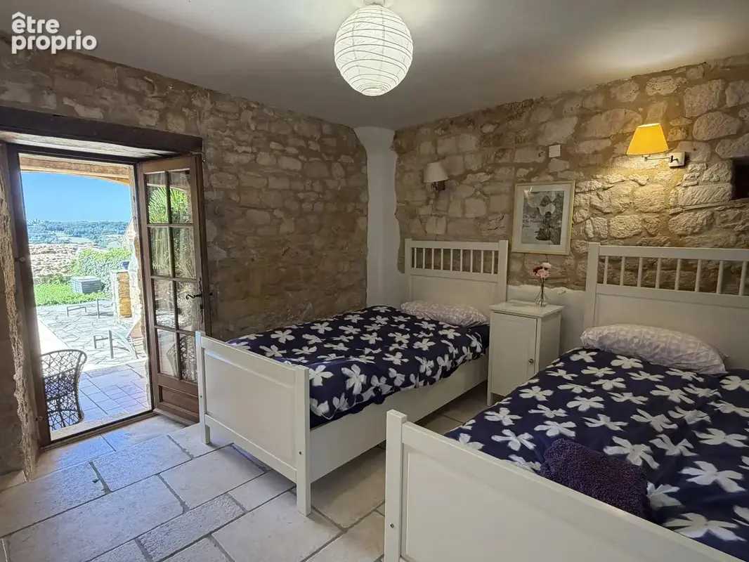Domme, Périgord Noir – Maison en pierre de caractère avec piscine et vues - photo 9