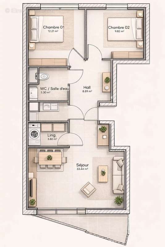 Appartement à CAMIERS