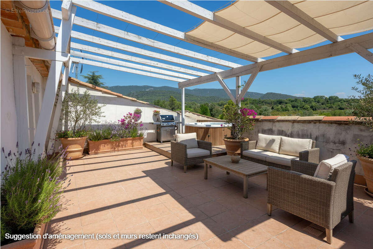 Belle maison de Village 205m2, Sud Luberon - 2 terrasses, Vue panoramique et Garage - photo 17