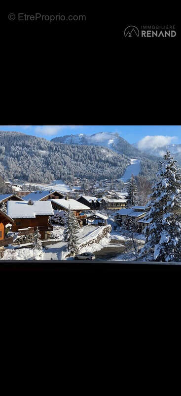 vue hiver  - Appartement à CLUSES