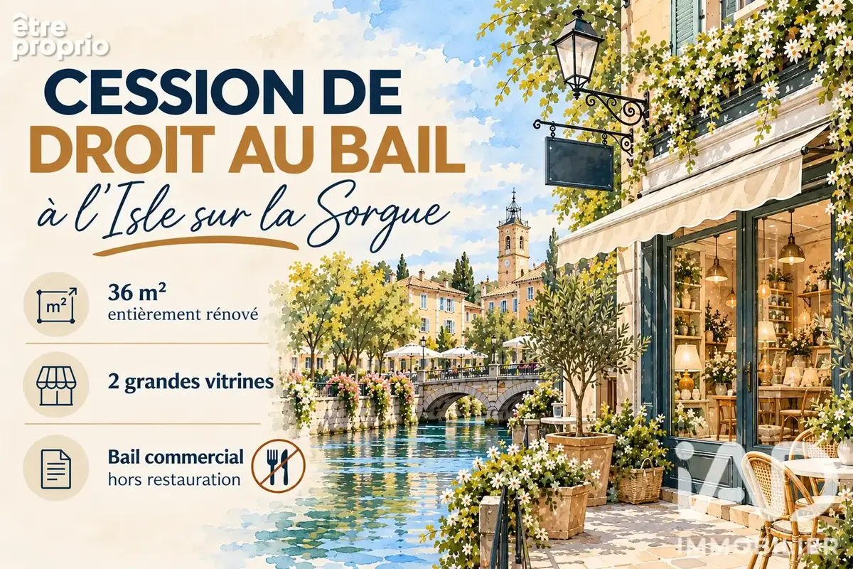 Photo 1 - Commerce à L'ISLE-SUR-LA-SORGUE