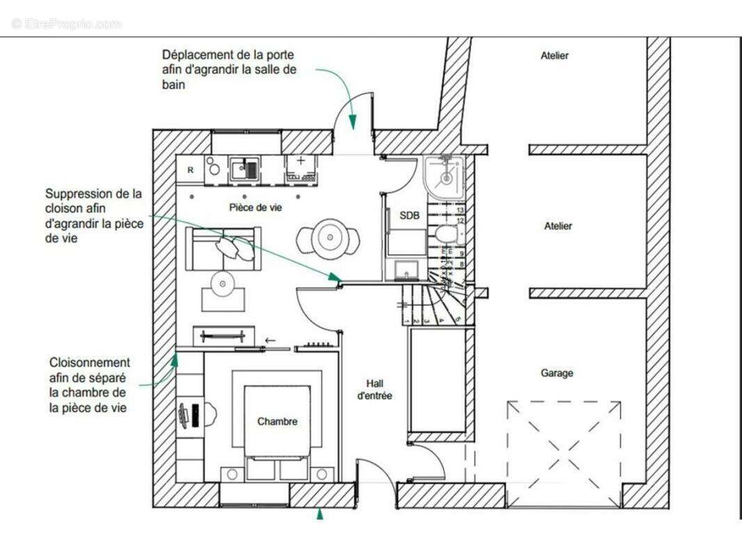 Maison à BAIN-DE-BRETAGNE