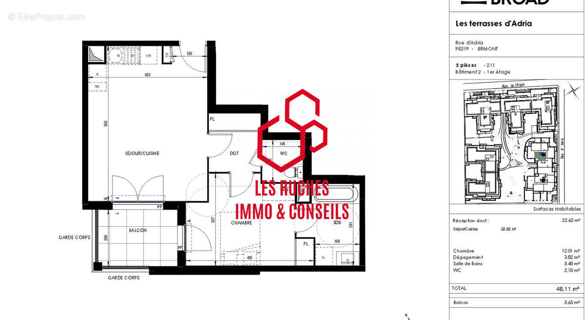 Appartement à ERMONT