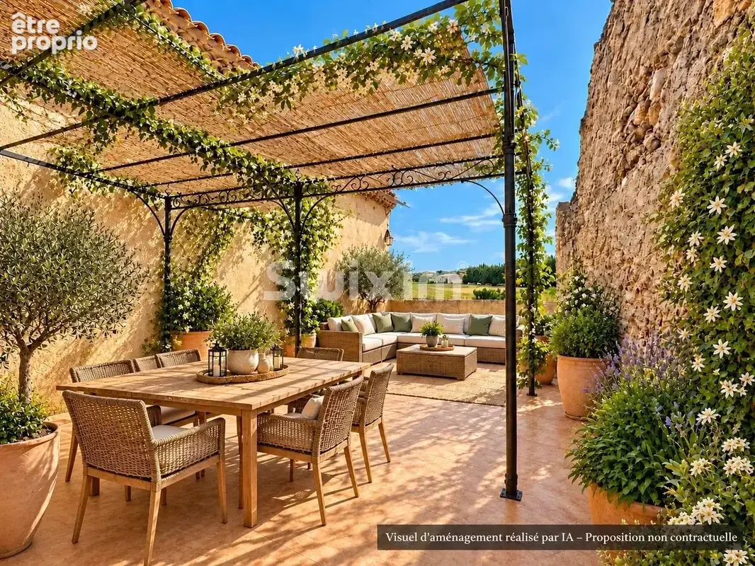 Richerenches – maison de village à rénover avec terrasse de 50 m² - photo 1