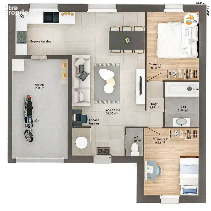 Maison 4 pièces 57 m2 - photo 6