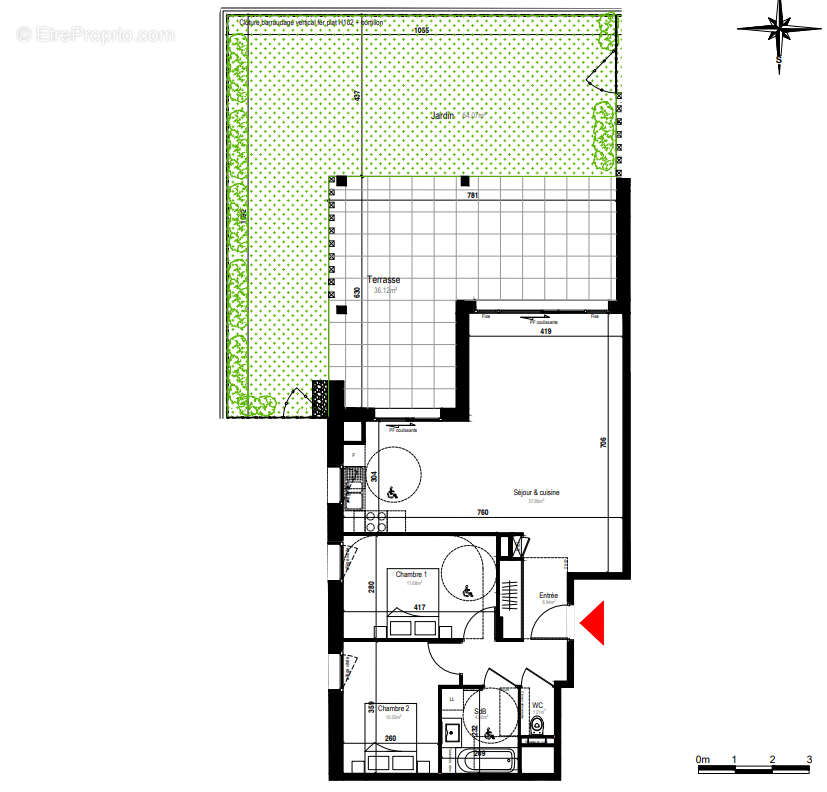 Appartement à EVIAN-LES-BAINS